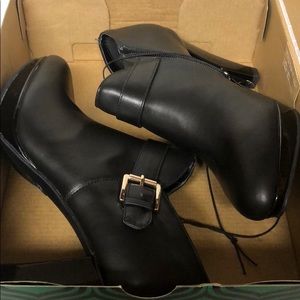 east 5th womens emmelie stiletto heel zip bootie